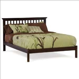 Twin Atlantic Furniture Studio Mission Platform Bed with Open Footrail 