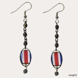 EARRINGS   PHILIPPINES FLAG   PHILIPPINO  