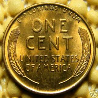 1940 S Brilliant Uncirculated Lincoln Wheat Cent.#6580  