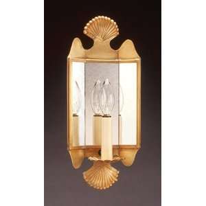  Mirrored Wall Sconce Crimp Top And Bottom Raw Copper 1 