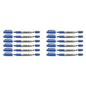   Marking Pens 36203 Super Sharpie Twin Tip Blue Perma