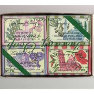 Alighiero Campostrini Tuscany Soap Boxed Set   4 bars,4 scents Iris of 