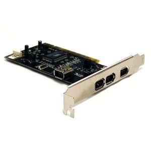  BYTECC BT FW310V 3+1 Port FireWire PCI Controller Card 