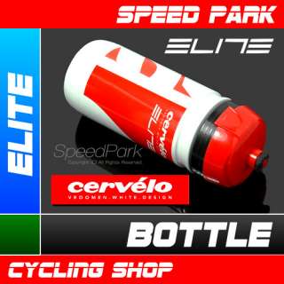NEW! Elite Cervelo Team Bottle 550ml   Red x White  