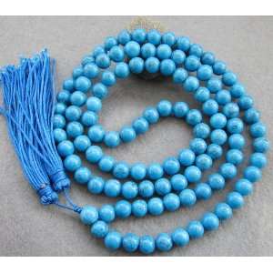  Tibetan Buddhist 108 Turquoise Beads Prayer Mala Necklace 