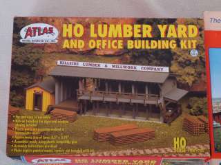 Atlas/IHC HO Lot of 2 Building Kits Two Stall Engine House/Lumber Yard 