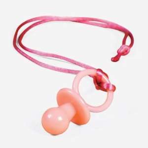   Baby Girl Pink Pacifier Necklace Shower Party Favors: Home & Kitchen