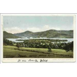   Narrows from Bolton Hill, Lake George, N. Y 1898 1931