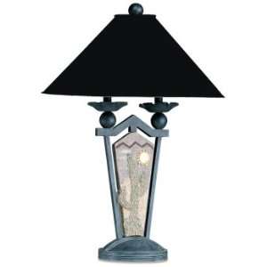  Metal Table Lamp with Paper Shade: Home Improvement