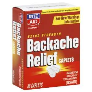  Rite Aid Backache Relief, 48 ea