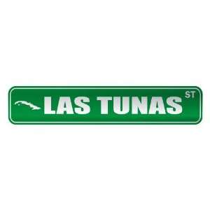  LAS TUNAS ST  STREET SIGN CITY CUBA