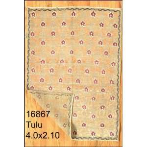 2x4 Hand Knotted Tulu Turkey Rug   210x40 