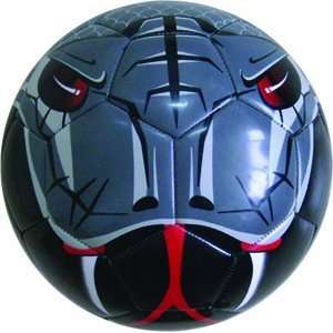   Snake Mini Trainer Soccer Balls SILVER/BLACK./RED 1: Sports & Outdoors