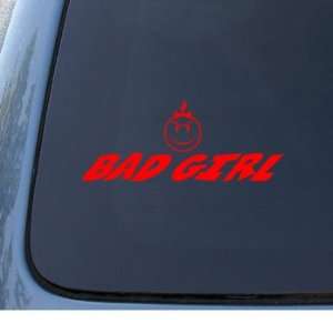  BAD GIRL   Car, Truck, Notebook, Vinyl Decal Sticker #1243 
