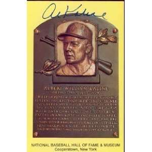  Al Kaline Autograph/Signed Baseball HOF Plaque: Sports 