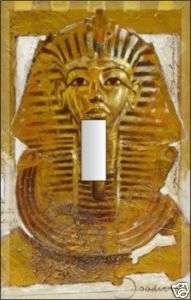 EGYPT TUTANKHAMUN PHARAOH GOLD MASK SINGLE SWITCH PLATE  