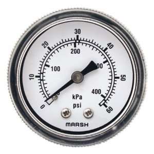 Marsh MBF 136 Standard Series Pressure Gages   Connection1/8, Face 