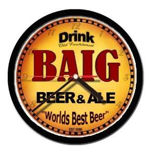  BAIG beer and ale wall clock: Everything Else