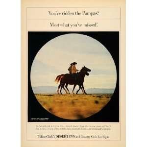   Wilbur Clark Desert Inn Las Vegas   Original Print Ad