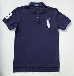 Ralph Lauren Classic Big Pony Polo Shirt Navy Blue  