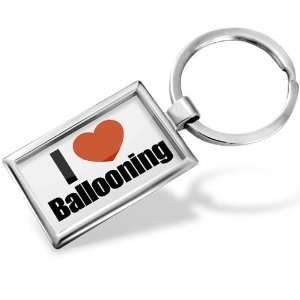  Keychain I Love ballooning   Hand Made, Key chain ring 