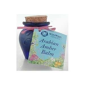   WiseWays Herbals   Arabian Amber Balm 1 oz (glass jar)   Balms Beauty