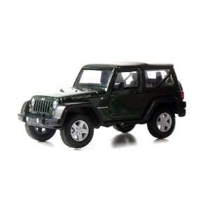  Jeep Wrangler Rubicon 1/43 Black Forest Green Pearl: Toys 