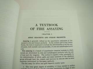 Textbook of Fire Assaying Gold Silver Platinum Book by Bugbee 3rd 