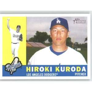  2009 Topps Heritage #278 Hiroki Kuroda   Los Angeles 