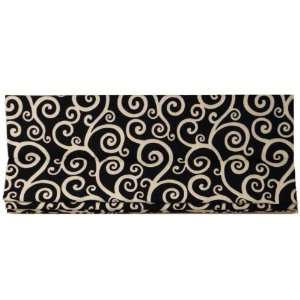 Back in Stock Braemore Cartwheel Swirls Scrolls Black and White Roman 