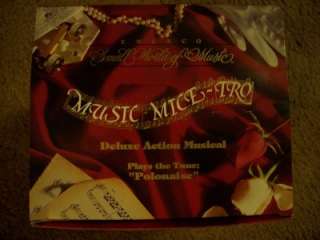 Enesco MUSIC MICE TRO Animated Music Box Excellent with Papers  