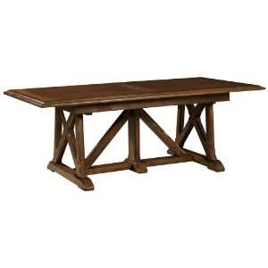  Trestle Dining Table in Chestnut: Furniture & Decor