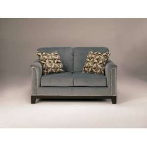 Entice Mist Contemporary Loveseat