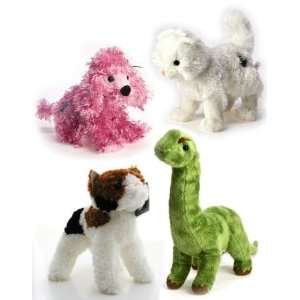  Set of 4 KooKeys Interactive Stuffed Plush Animals Toys 