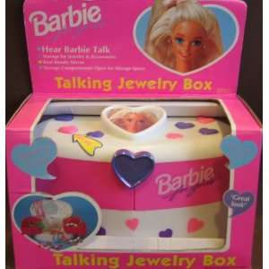  Barbie Talking Jewelry Box w Beauty Mirror (1995): Toys 