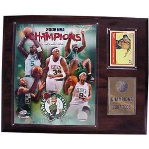  2008 NBA Champs Boston Celtics Plaque