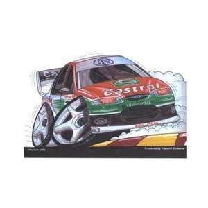  Kool Art   Ford Falcon Castrol Race Car   Sticker / Decal 