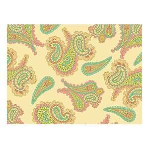  Paisley Daisley Yellow Paisley Quilt Cotton Fabric By the 