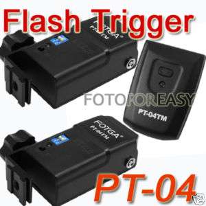 Wireless Flash Trigger PT 04 TM 4 Channel 2 Receivers  