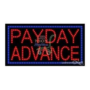 Payday Advance LED Business Sign 17 Tall x 32 Wide x 1 Deep