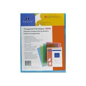  Sparco Transparent File Holders