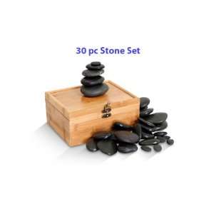     30pc Hand Selected Basalt Massage Stones: Health & Personal Care