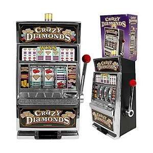 Crazy Diamonds Slot Machine Bank   Authentic Replica:  