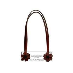  Cindys Button Purse Strap Miss Aster 32 Chocolate Cherry 