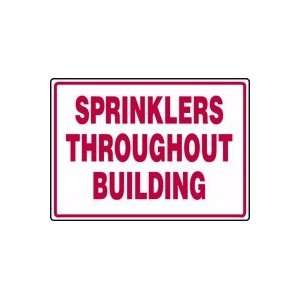  SPRINKLERS THROUGHOUT BUILDING 10 x 14 Adhesive Dura 