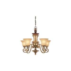   Basilica Traditional 5 Light Up Lighting Chandelier from the Basili