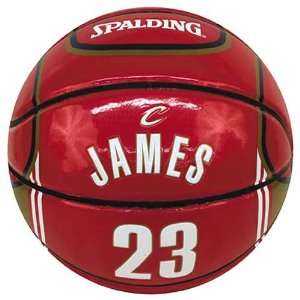   Spalding NBA Lebron James (Away) Jersey Basketball: Sports & Outdoors