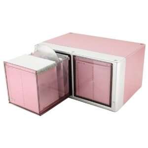  One Touch CD/DVD Box   160 Disc   Metallic Pink: Home 