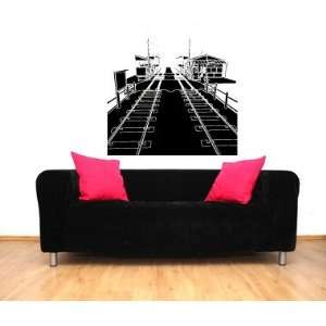  Train Station Vinyl Wall Decal Sticker Graphic By LKS 