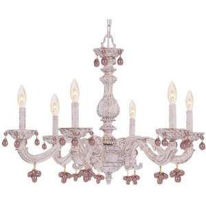  By Crystorama Lighting Albany Collection Antique White 